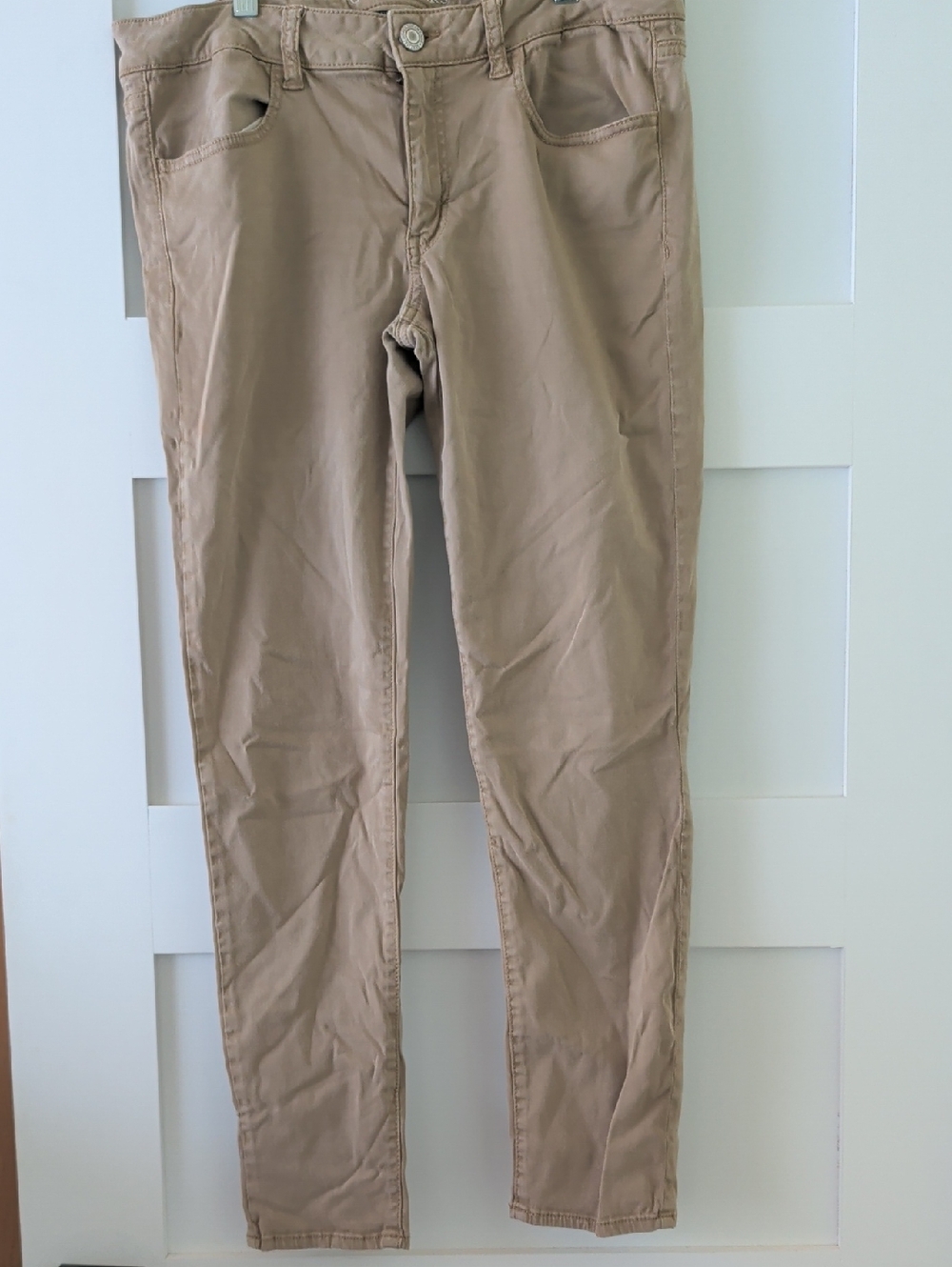 American Eagle Next Level Stretch Tan Jeggings Skinny Pants Size 12